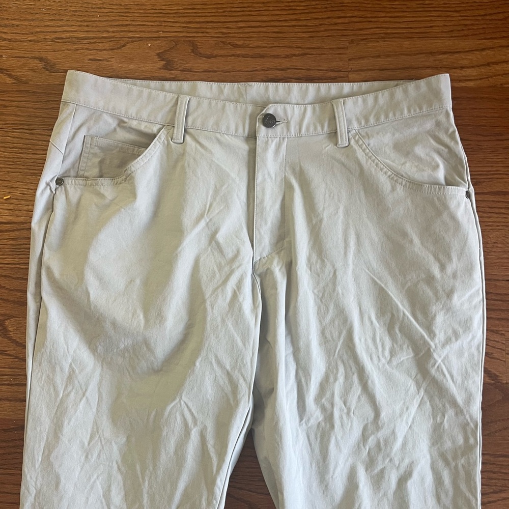 ADIDAS Cream Golf Pants 34x30 - Picture 2 of 5